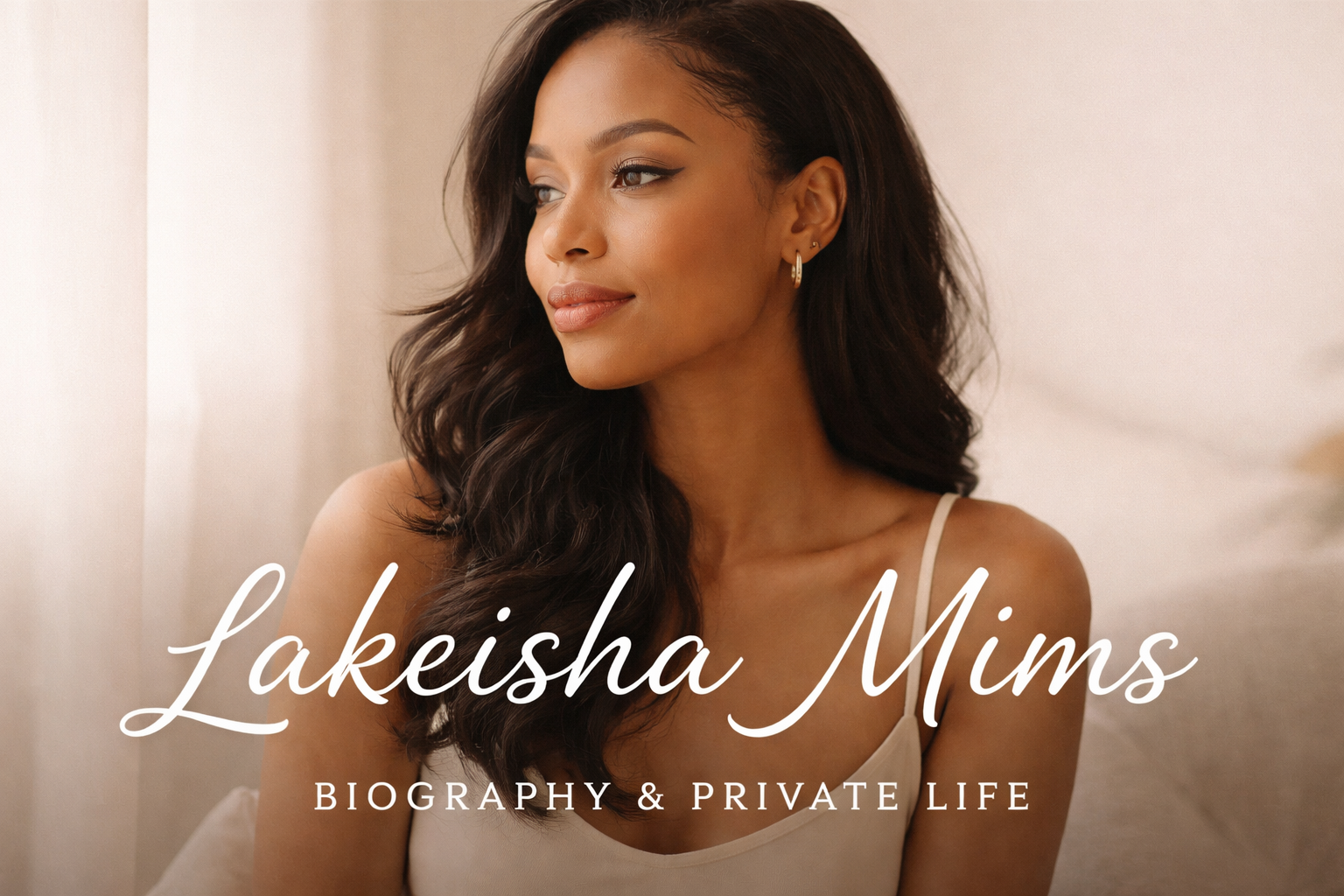 Lakeisha Mims aesthetic portrait showing a calm and private lifestyle